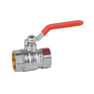 Válvula esfera todo inox h-h palanca roja - Imagen 1